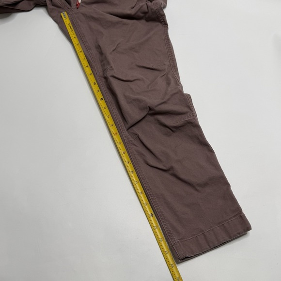 Topo Designs Pants Womens Sz Medium Peppercorn Mauve Drawstring Outdoors Camping - Picture 4 of 13